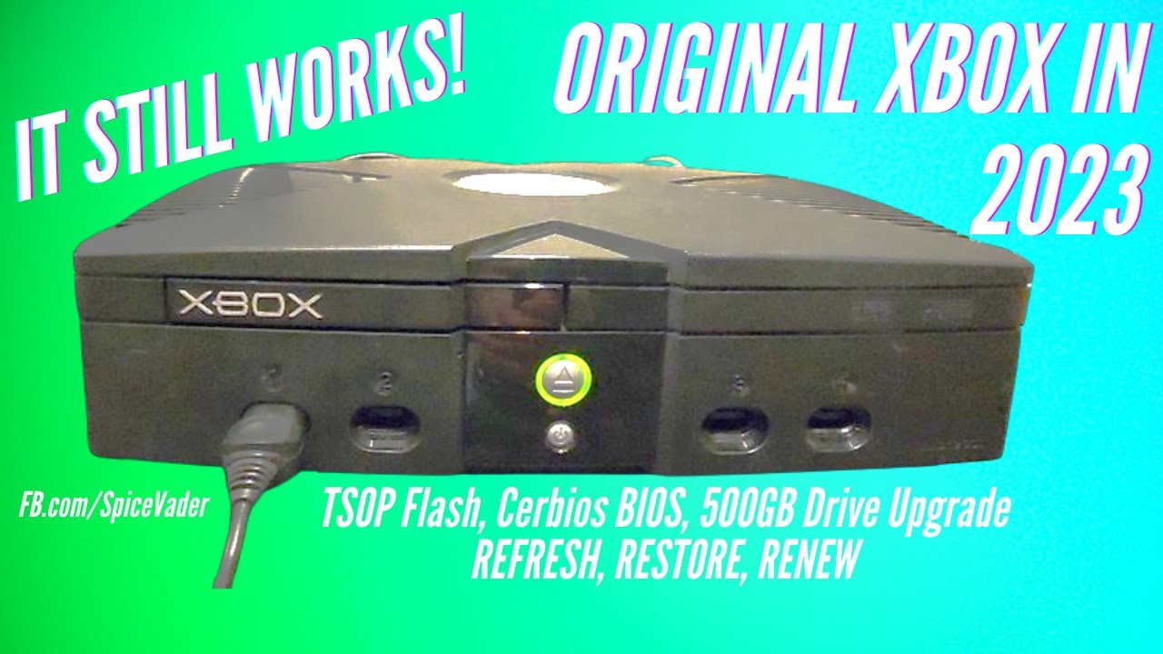 Original XBOX in 2023 - TSOP, BIOS and HDD Upgrade! + Clock