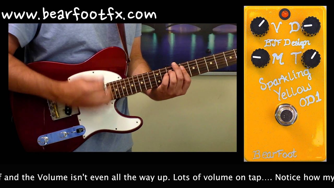 Bearfoot FX Sparkling Yellow OD 1 - YouTube