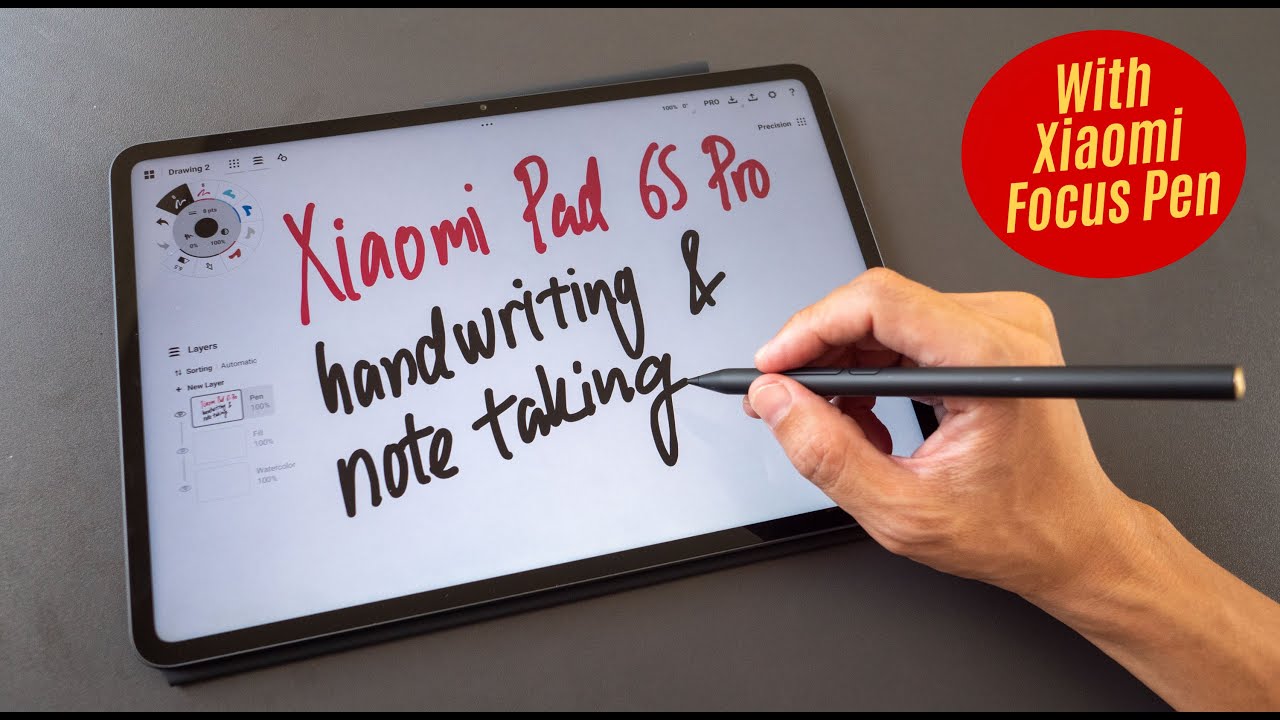Xiaomi Pad 6S Pro: Note taking & handwriting review - YouTube