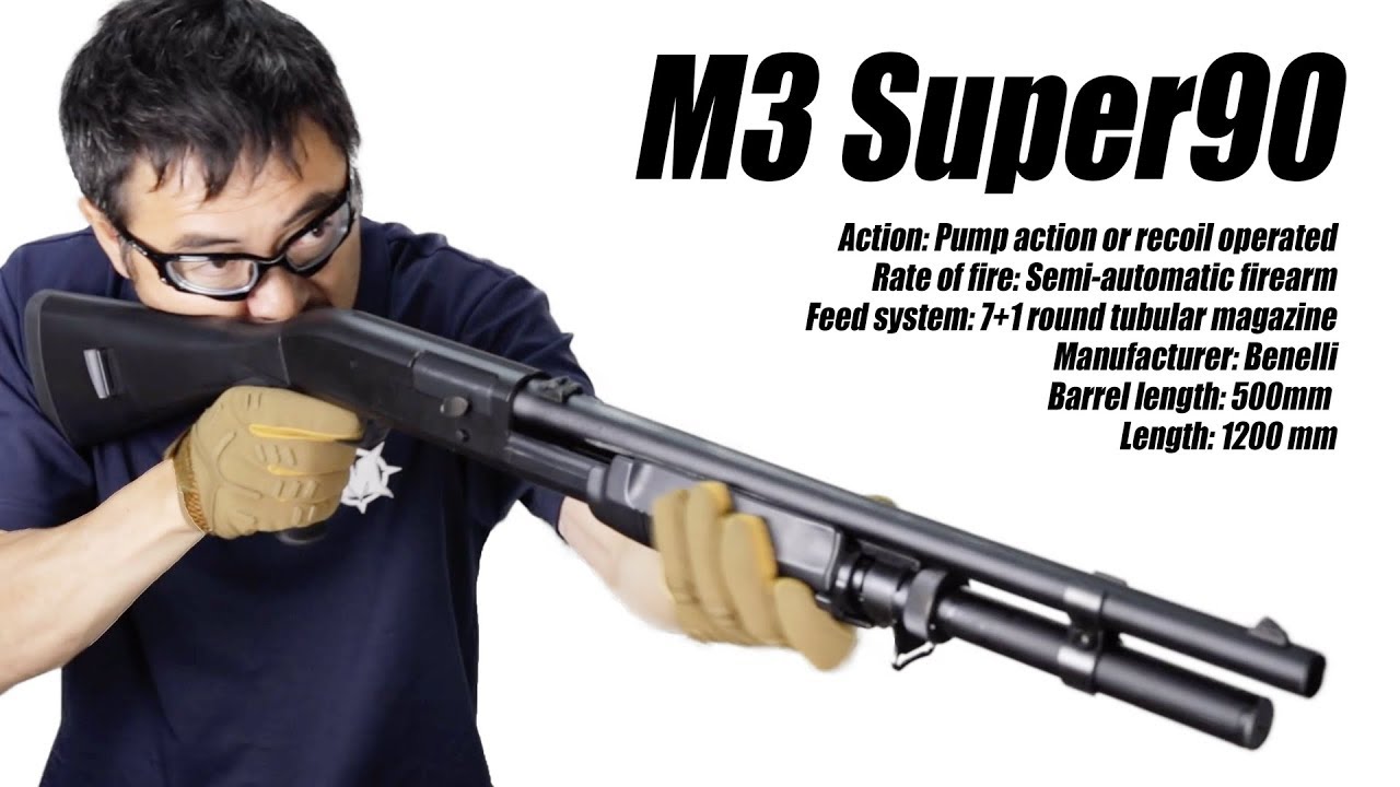 Benelli M3 Super90 Shotgun 東京マルイ エアコキ3発同時発射の