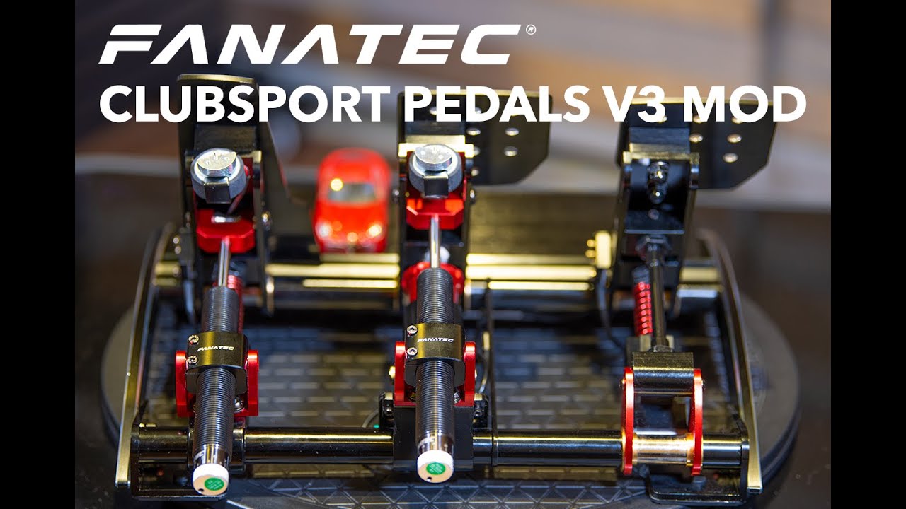 Fanatec ClubSport V3 Pedals Upgrade and Mod - YouTube