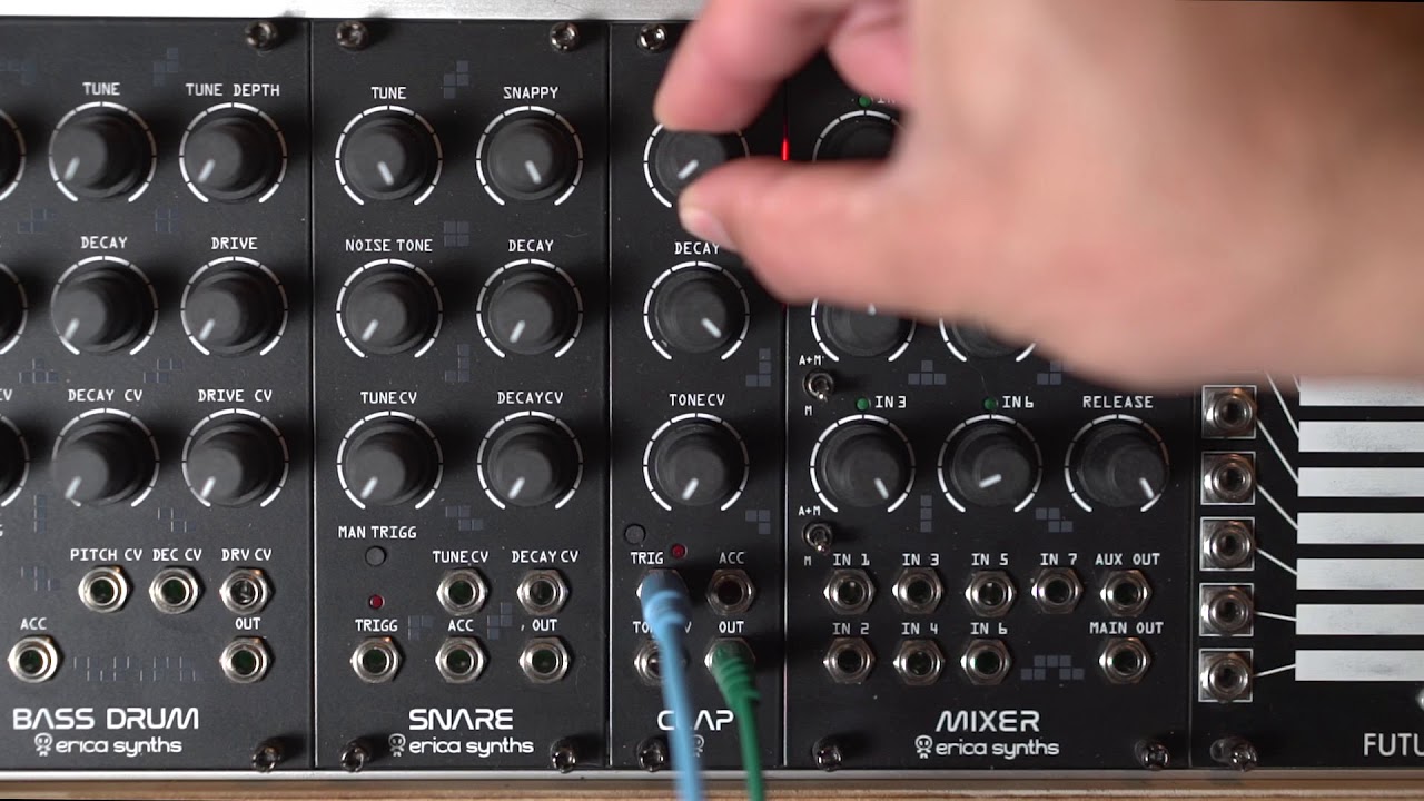 Erica Synths Clap Module - YouTube