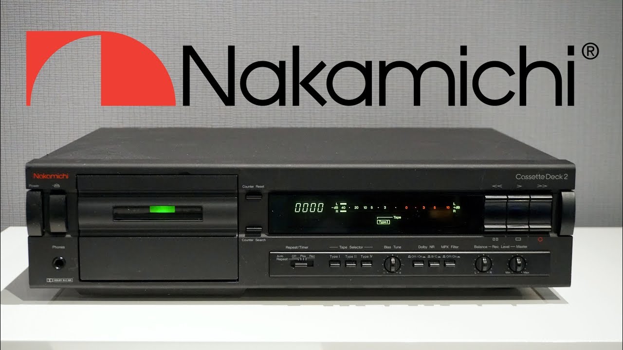 Nakamichi Cassettedeck 2 - YouTube