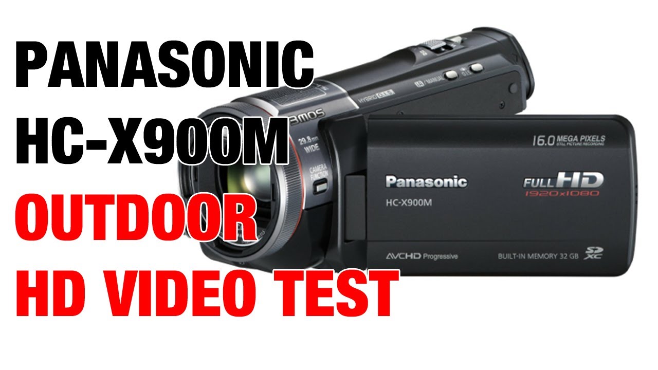 Panasonic HC-X900M Outdoor Zoom & Focus Test - YouTube