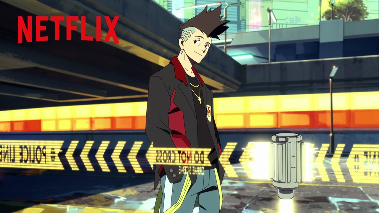 ナイトシティを歩くデイビッド | サイバーパンク: エッジランナーズ