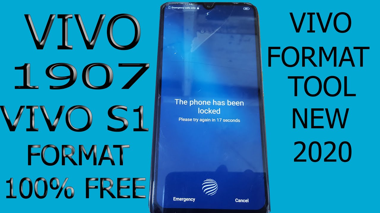 VIVO S1 VIVO 1907 FORMAT FREE TOOL - YouTube