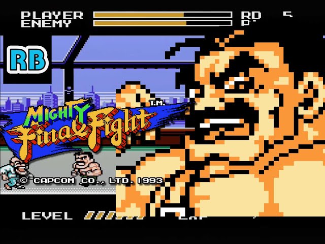 1993 [60fps] FC Mighty Final Fight Haggar ALL - YouTube