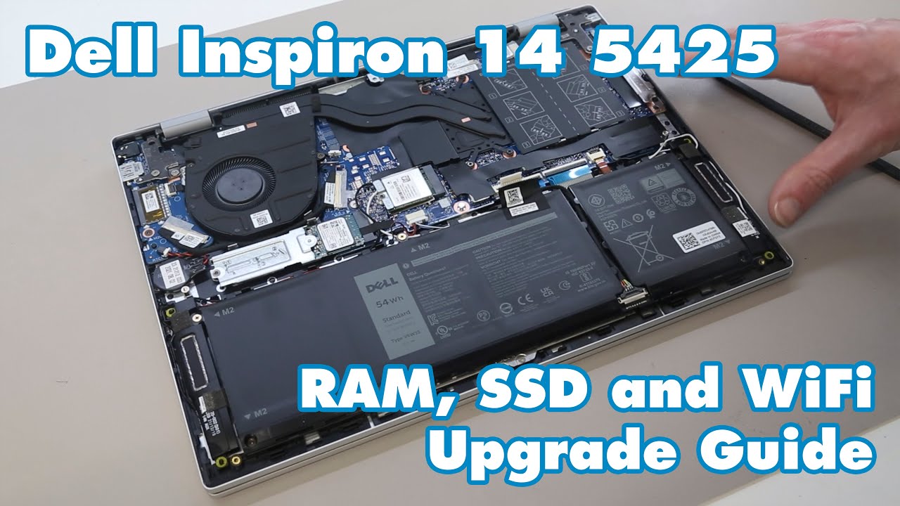 Dell Inspiron 14 5425/5420 - RAM, SSD and WiFi Upgrade Guide (2022