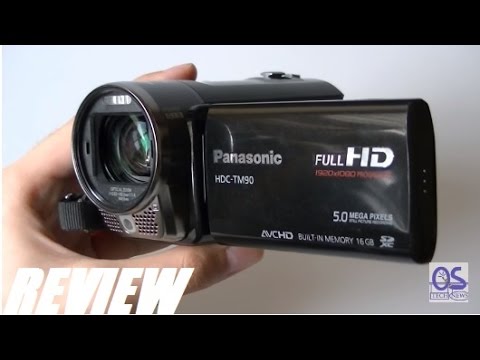 REVIEW: Panasonic HDC-TM90 HD Camcorder (3D Compatible) - YouTube