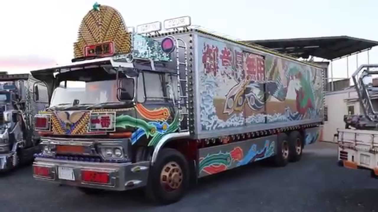 トラック野郎 一番星号 滋賀 DKオリジナルさんにて - YouTube