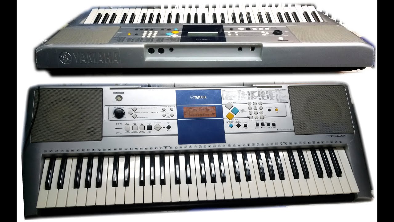 YAMAHA PSR e323 (first 3 demo songs) - YouTube