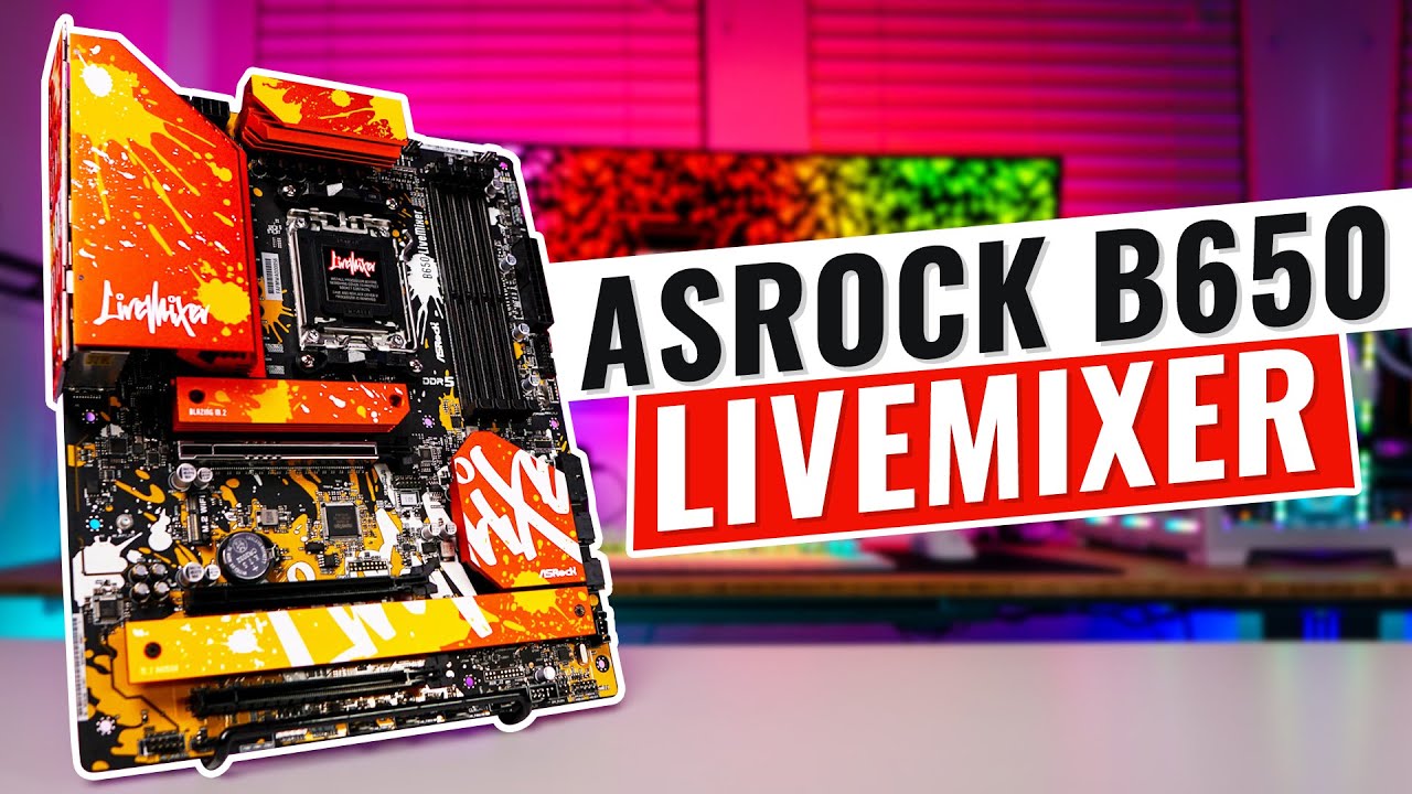 ASRock B650 LiveMixer Motherboard - YouTube