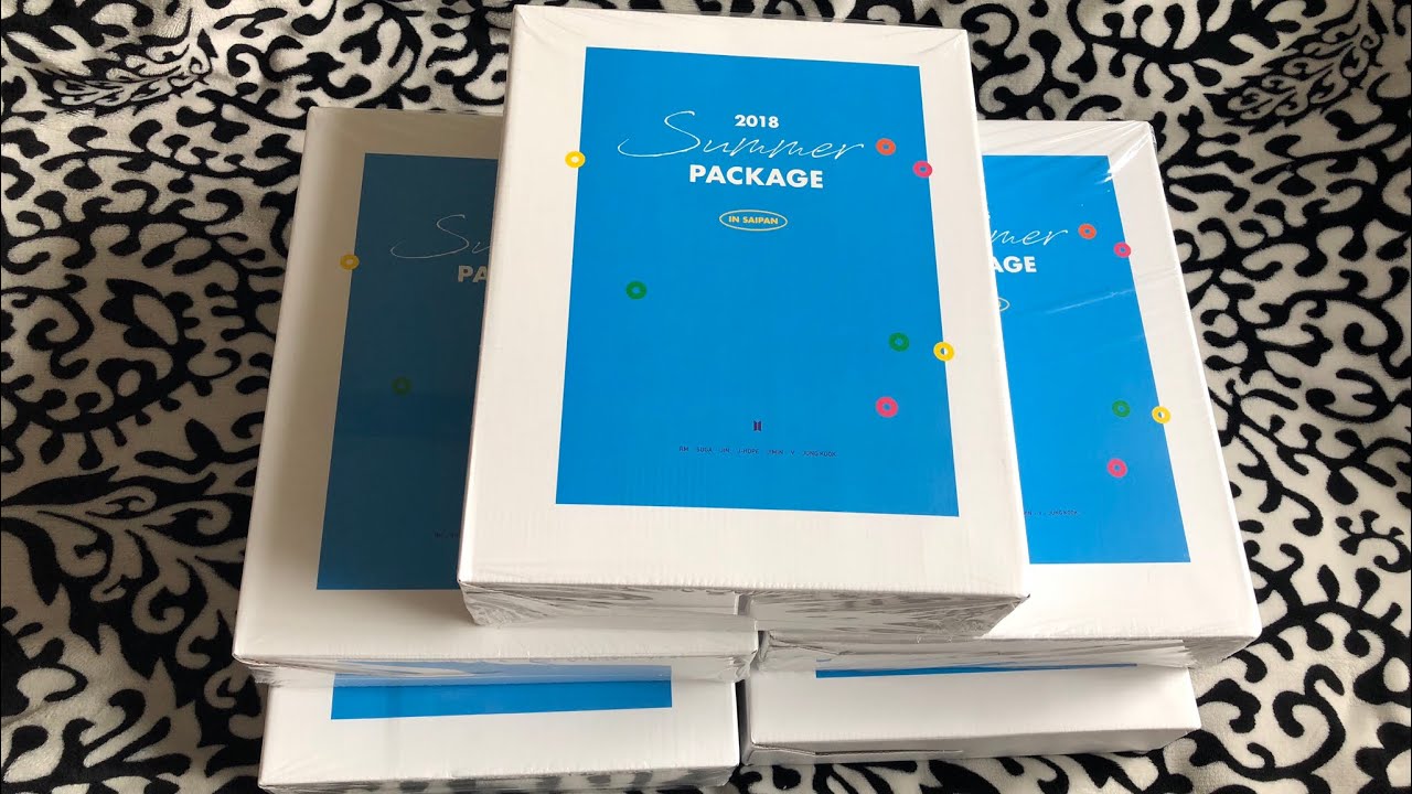 UNBOXING] BTS 2018 Summer package in Saipan - YouTube