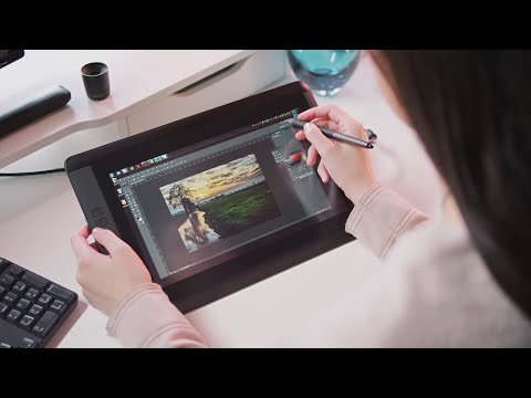 Wacom Cintiq 13HD Pen & Touch DTH-1300 - YouTube