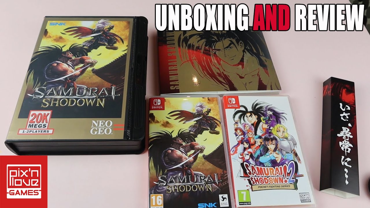 Unboxing Of The Pixnlove Samurai Shodown Collector's Edition For