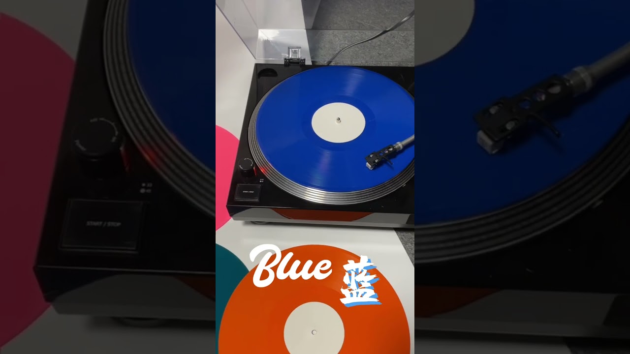 カラービニールレコード カスタム オレンジ ブルー グリーン 無地,低