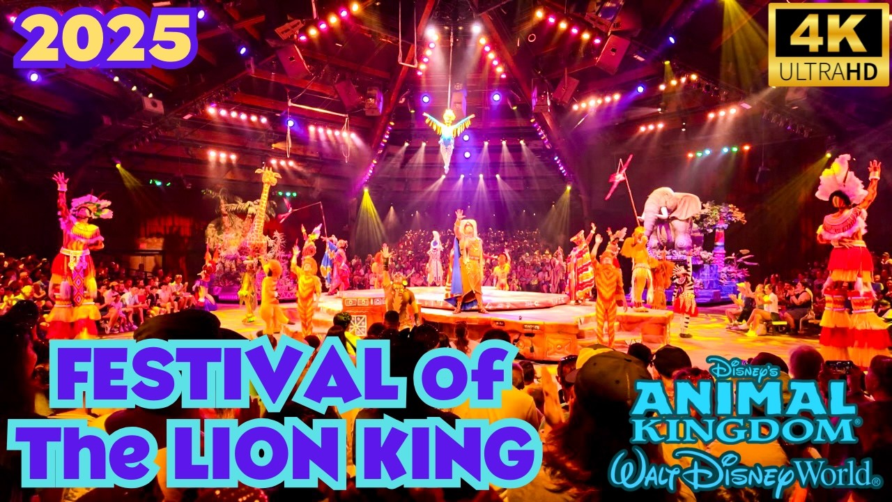 Festival of the Lion King FULL SHOW Disney's Animal Kingdom Walt