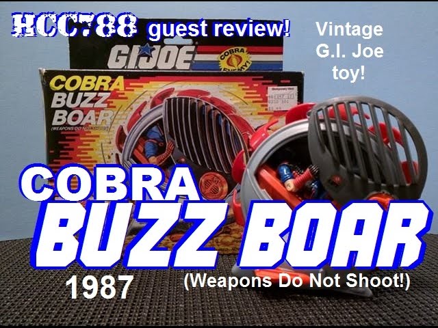 HCC788 - 1987 Cobra BUZZ BOAR - Vintage G.I. Joe GUEST REVIEWER