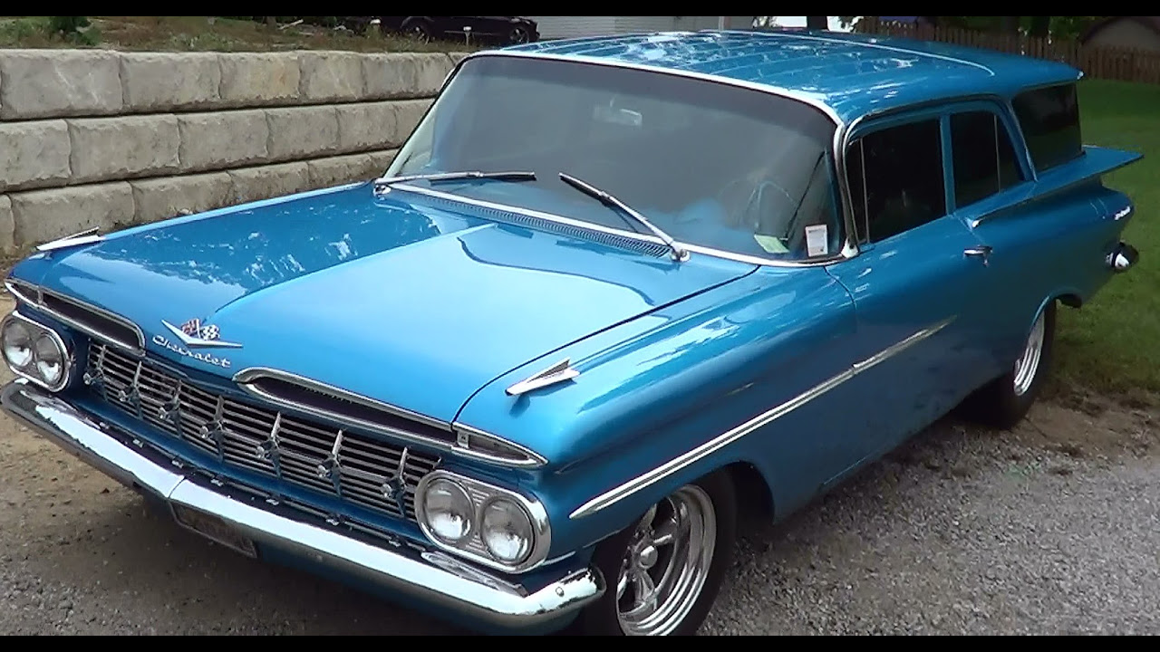 1959 Chevrolet Brookwood Wagon - YouTube