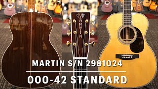Martin 000-42 Standard S/N 2981024【個性的な杢目と王道たる音