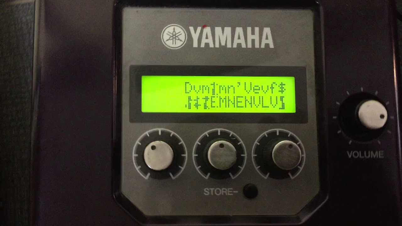 Yamaha Magicstomp Demo - YouTube