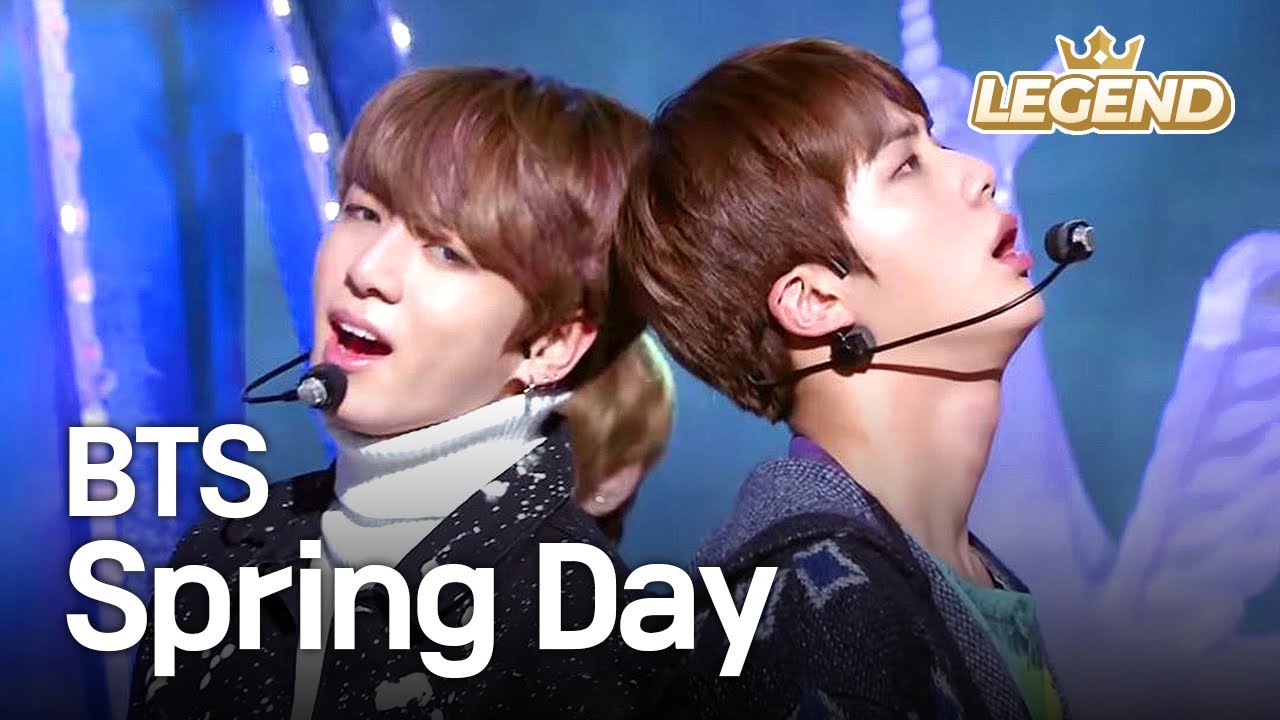 BTS - Spring Day (Music Bank) - YouTube