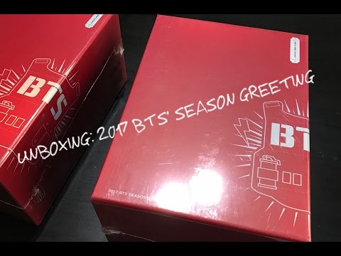 UNBOXING | 2017 BTS SEASON'S GREETING - YouTube