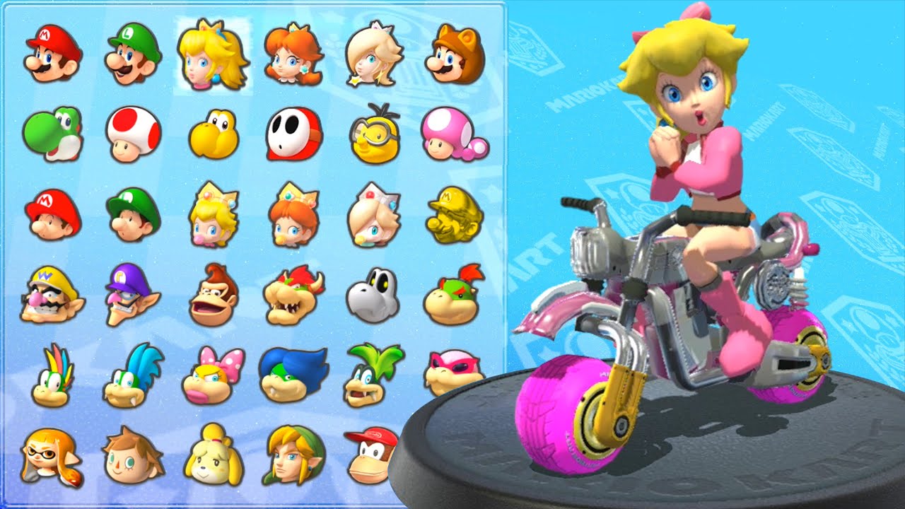 マリオカート8デラックス】ピーチ姫と世界一周ドライブ！Nintendo