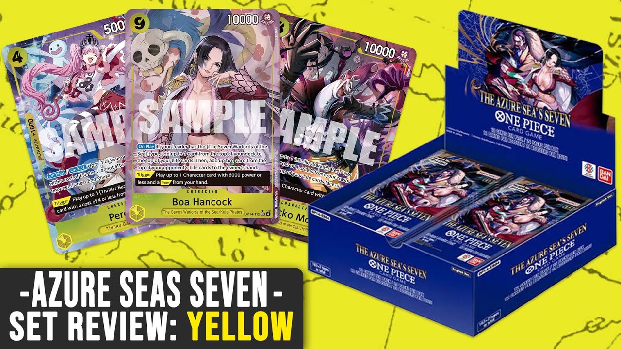 Ranking Yellow Cards In Set OP14 Azure Seas Seven - One Piece TCG