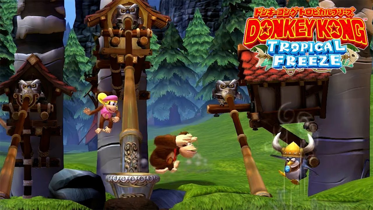 ドンキーコング】Part11 - ホルンがひびく森（2-3）【トロピカル