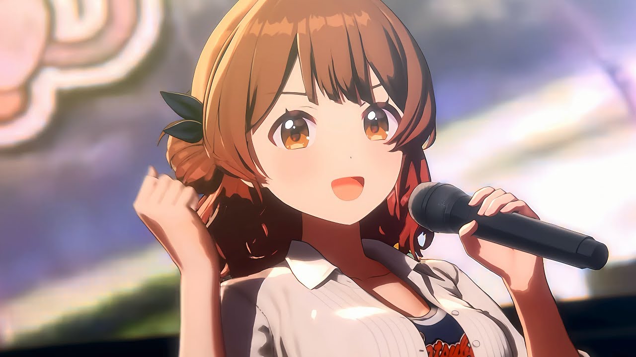 学園アイドルマスター MV 4K】Campus mode!!【学マス 花海佑芽】野外