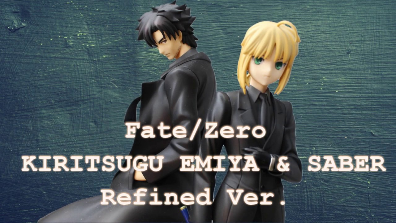 Fate/Zero] 1/8 KIRITSUGU EMIYA & SABER Figure review (Unboxing
