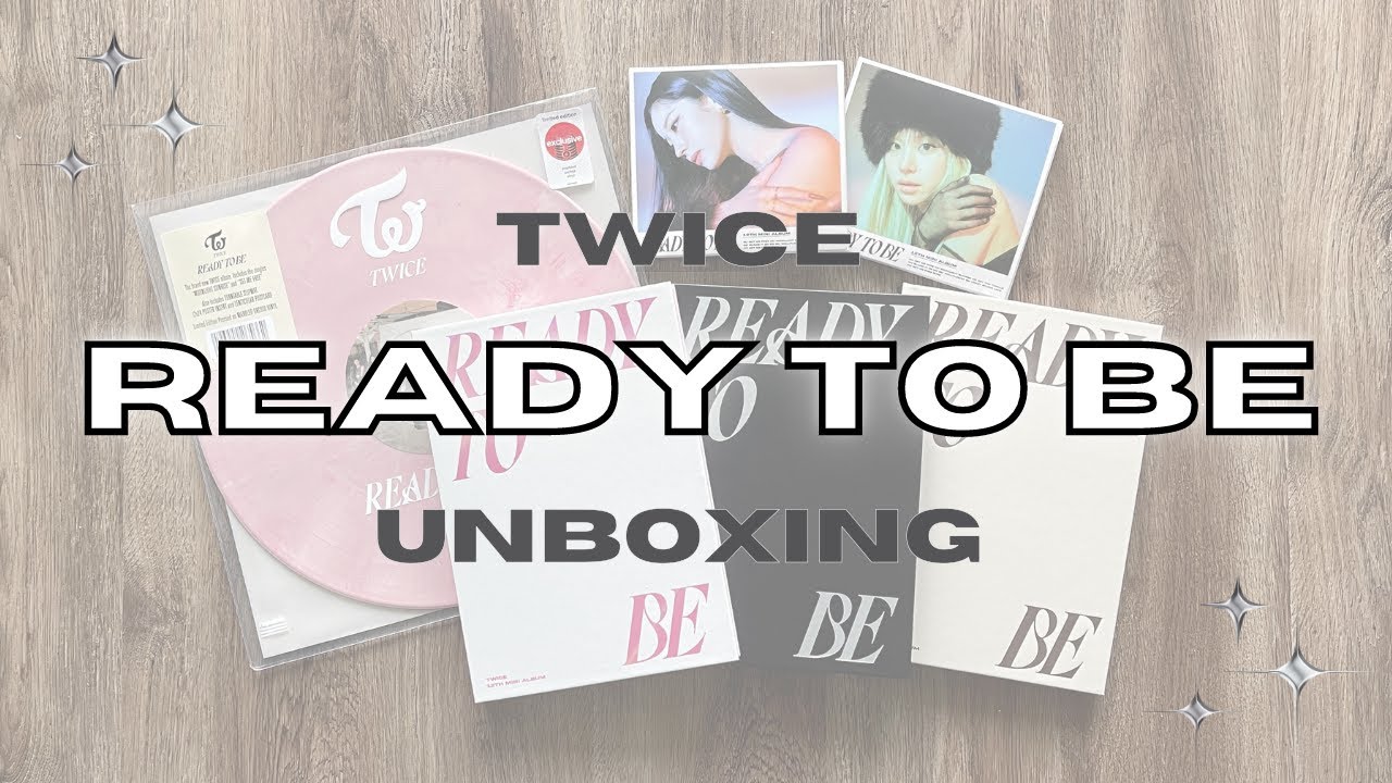 TWICE Ready to Be Unboxing 🖤 All versions + Target Exclusive