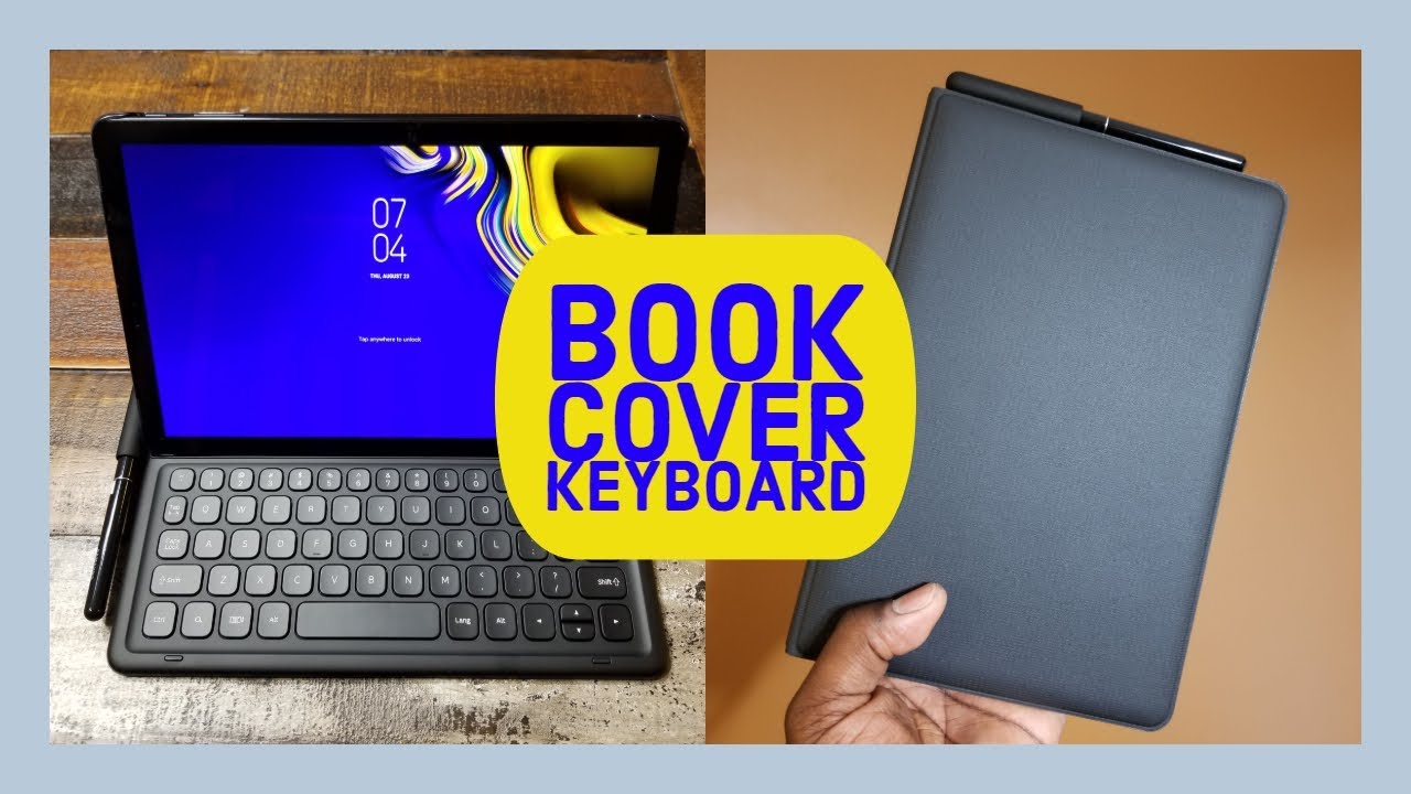Galaxy Tab S4: Book Cover Keyboard - YouTube