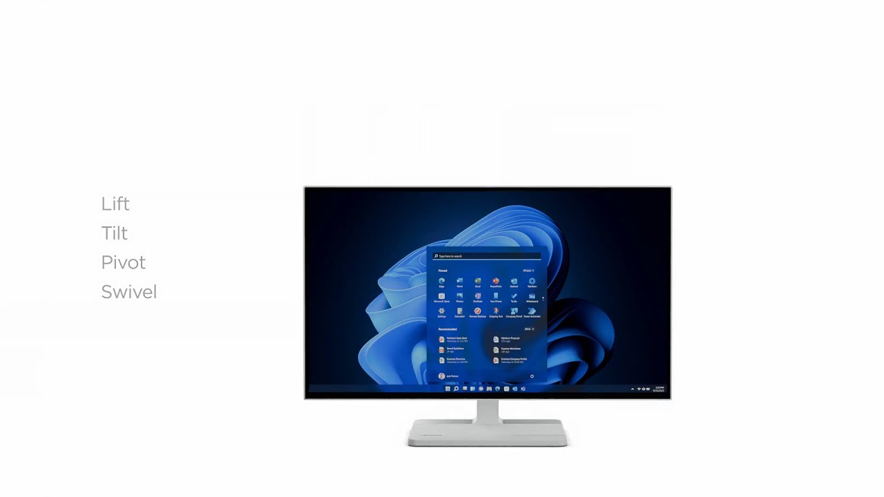 Lenovo L27h-4A 27-inch IPS QHD 100Hz Speakers USB-C Monitor