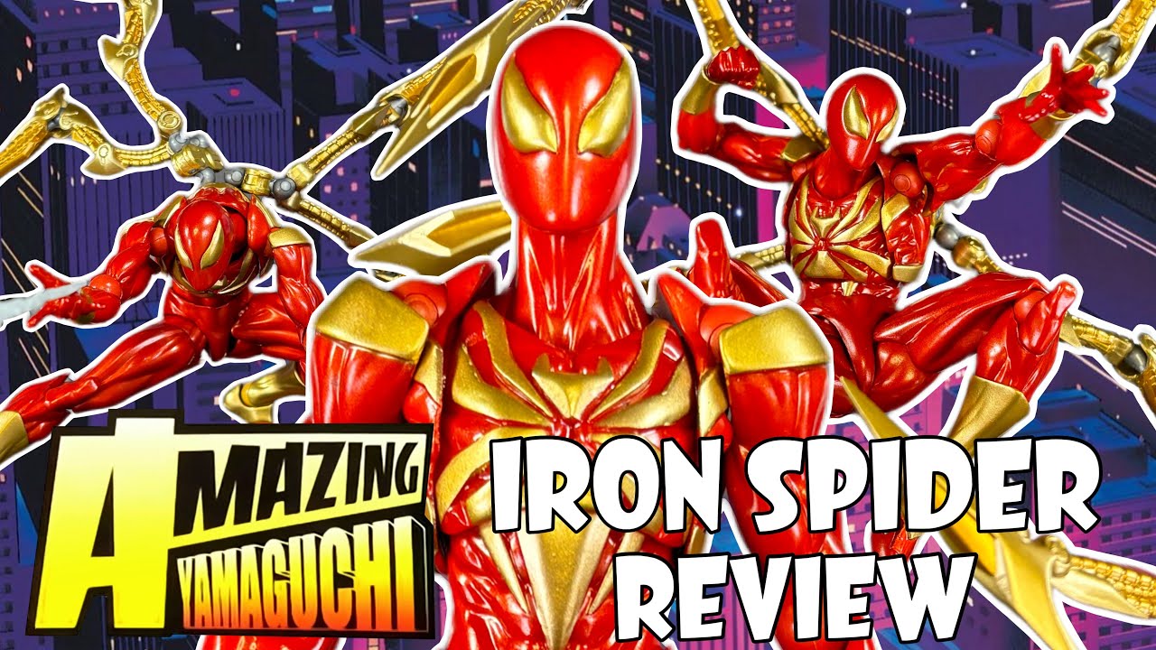 Revoltech Amazing Yamaguchi IRON SPIDER (Reissue) Action Figure