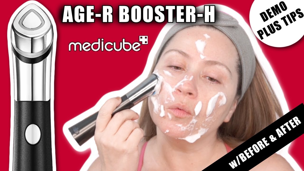 MEDICUBE AGE-R BOOSTER-H | DEMO W/ BEFORE AND AFTER | TIPS FOR