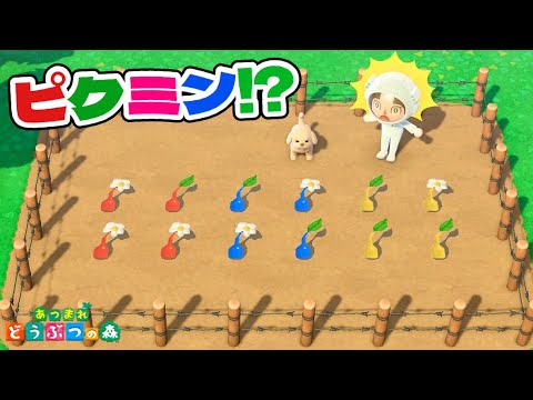 あつ森】ピクミンが埋まってるんだけど！？【あつまれどうぶつの森