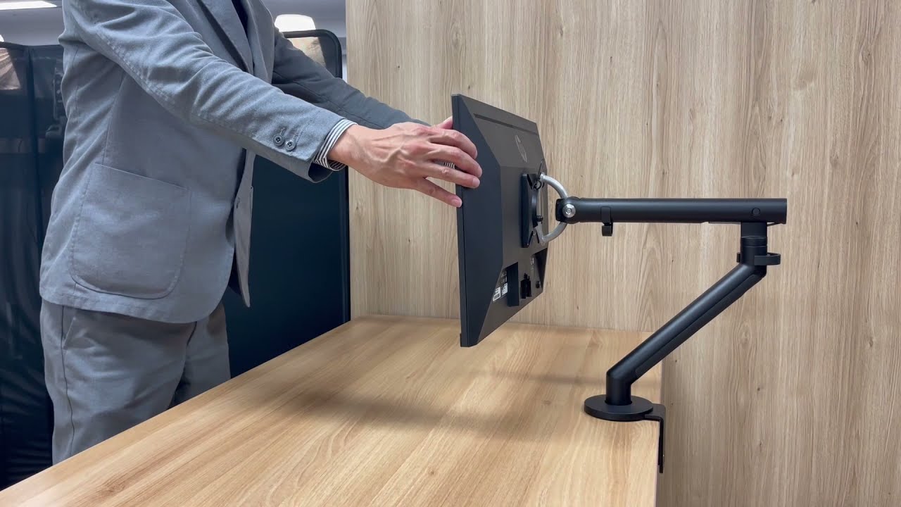 Flo(フロー) モニターアーム シングル ( VESA規格対応 CBS ハーマン