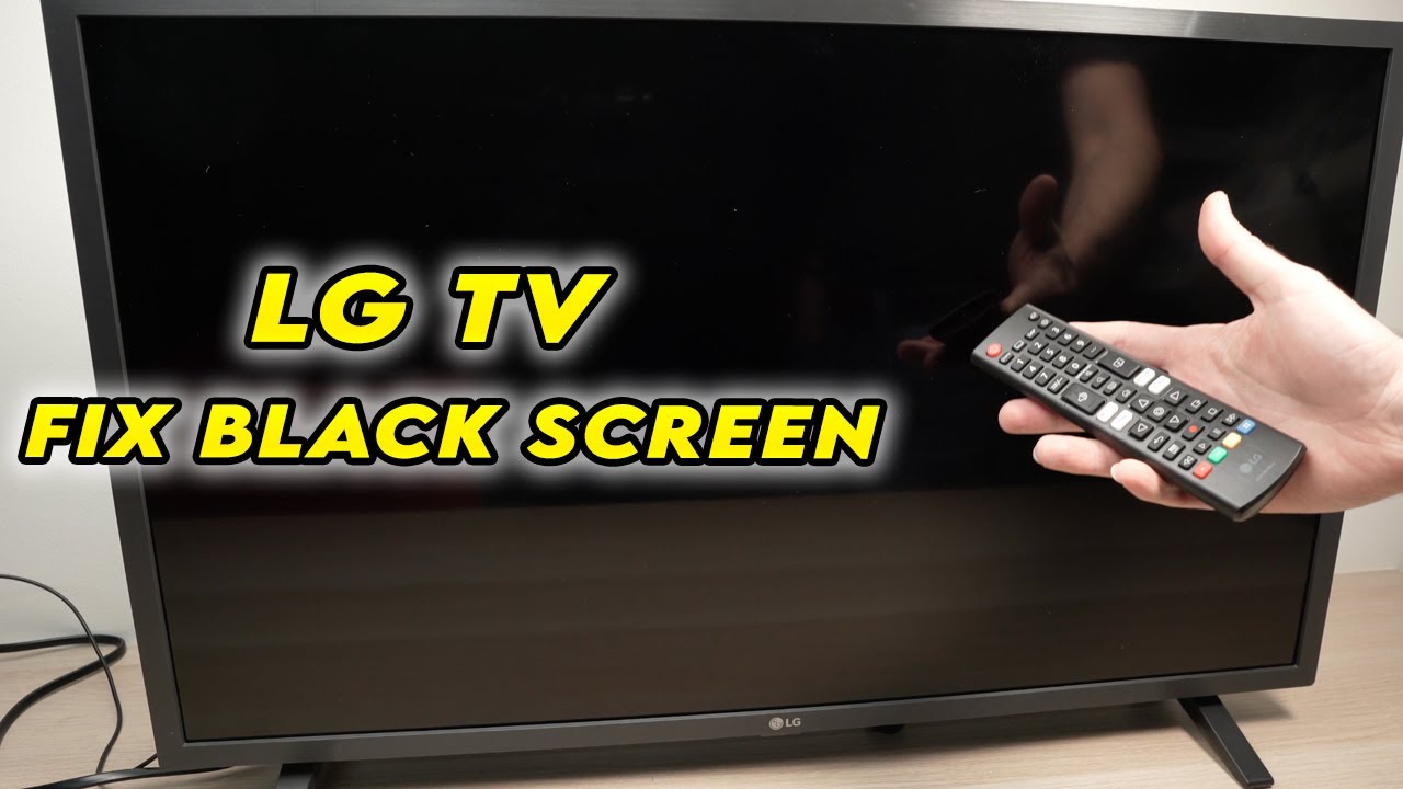 LG Smart TV: How to Fix The Black Screen Problem - YouTube