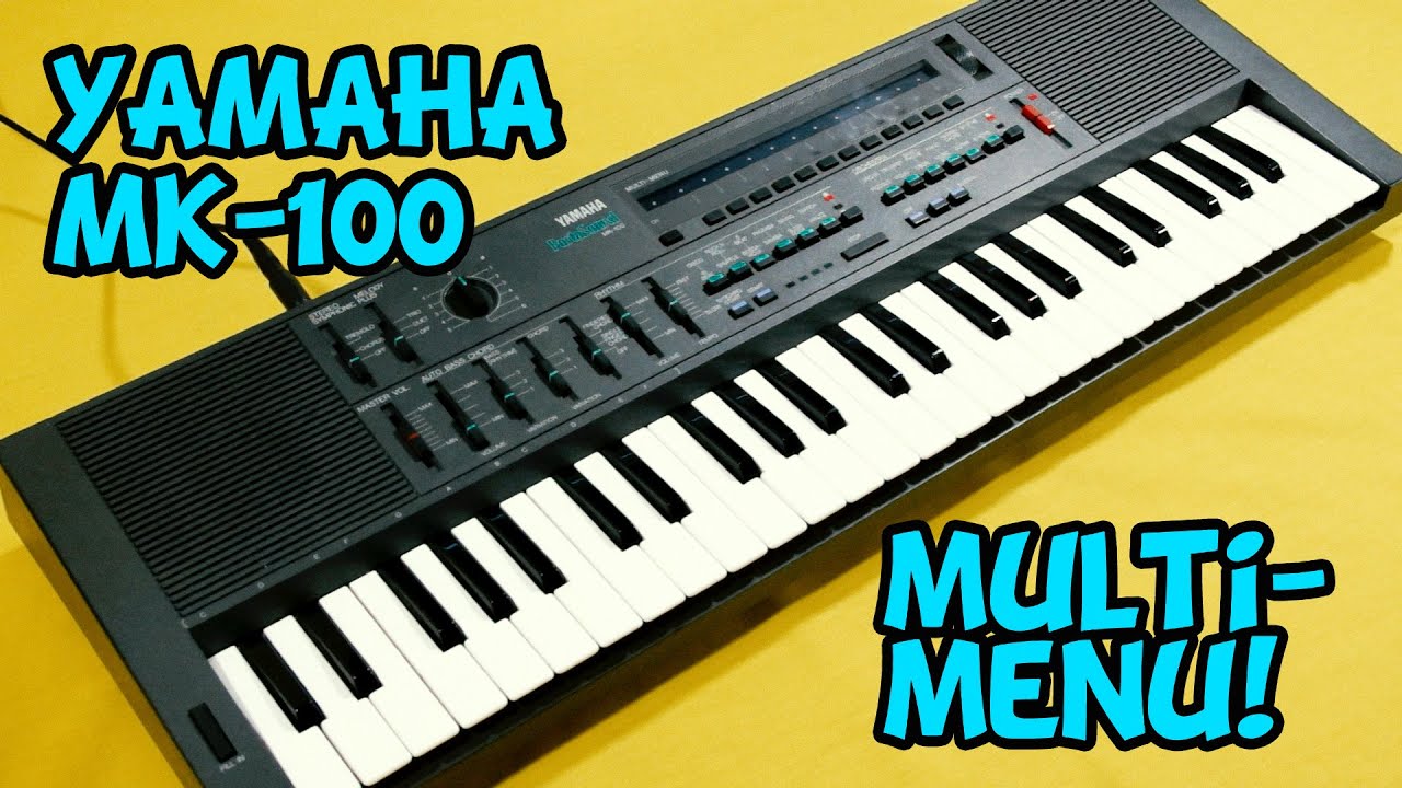Yamaha MK-100 Multi-Menu demo - YouTube