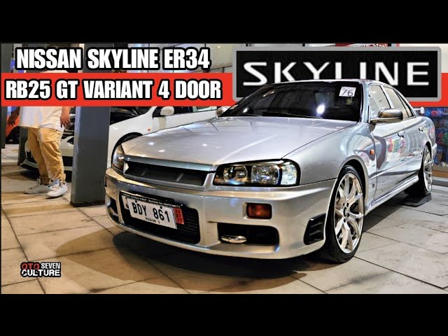 Nissan SKYLINE ER34 GT Variant RB25 4 Door | OtoCulture - YouTube