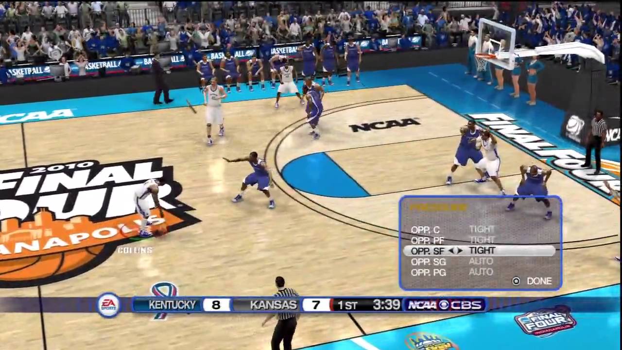 NCAA Basketball 10 (PS3) Kansas vs. Kentucky (Championship, Pt. 1