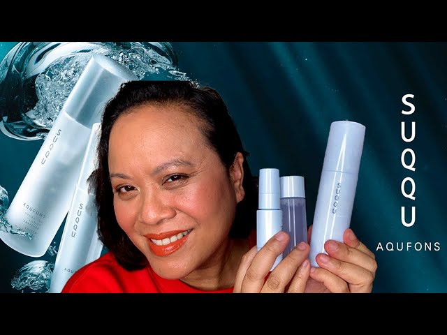 Suqqu Aqufons Skincare - my First impressions - Limited Edition