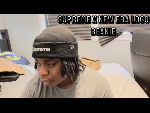 Supreme x New Era Box Logo Beanie 'Black' ( Full Review ) - YouTube
