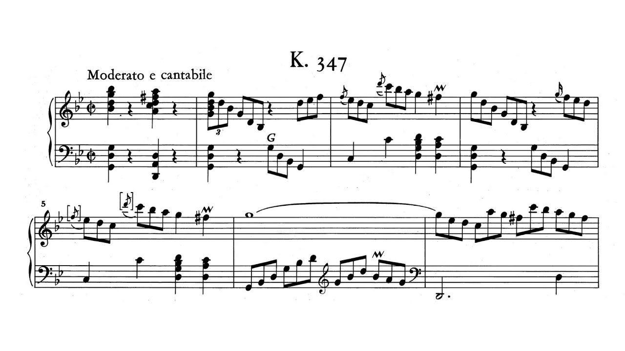 Scarlatti: Keyboard Sonatas K.347 in G minor and K.348 in G major