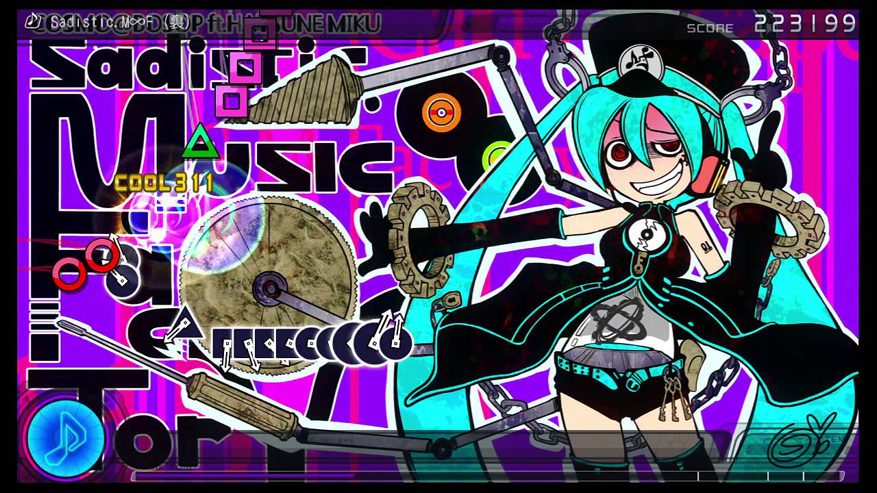 PS3 Project DIVA F - Sadistic. Music∞Factory (裏) EDIT Perfect