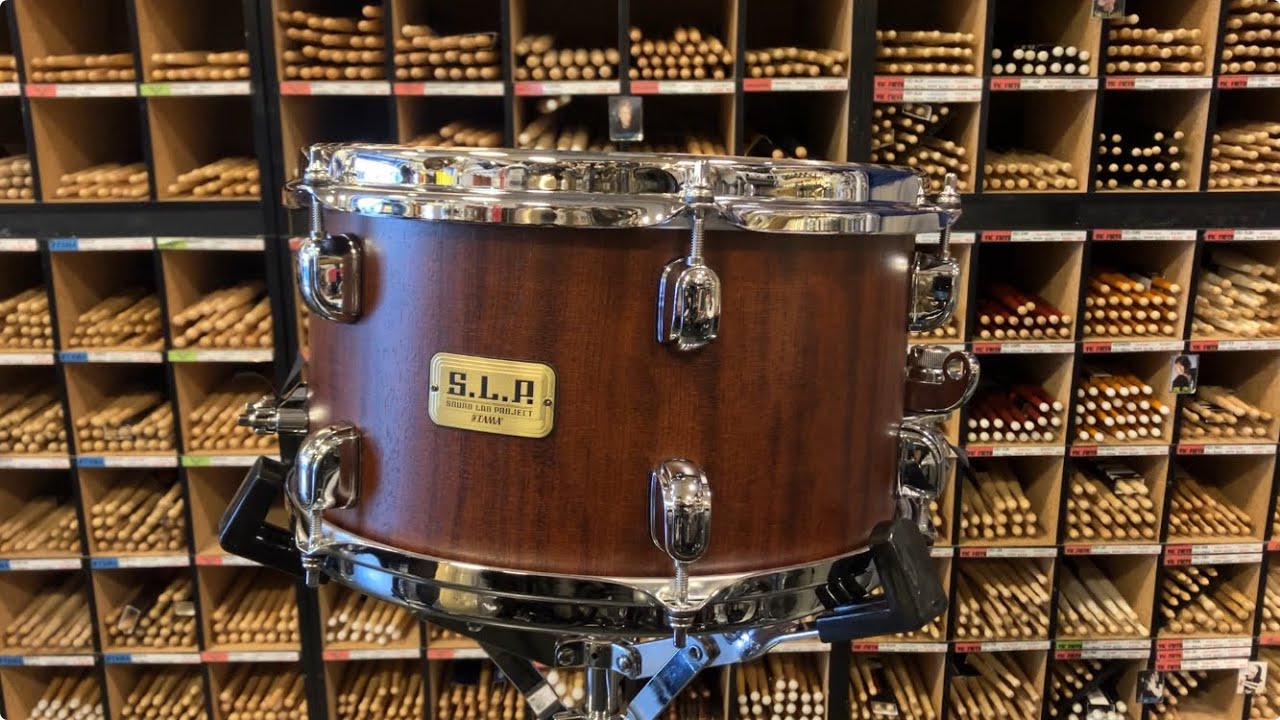 TAMA S.L.P. Mod Bubinga 12”×7” LBU127-SBG ② / Low Pitch - YouTube
