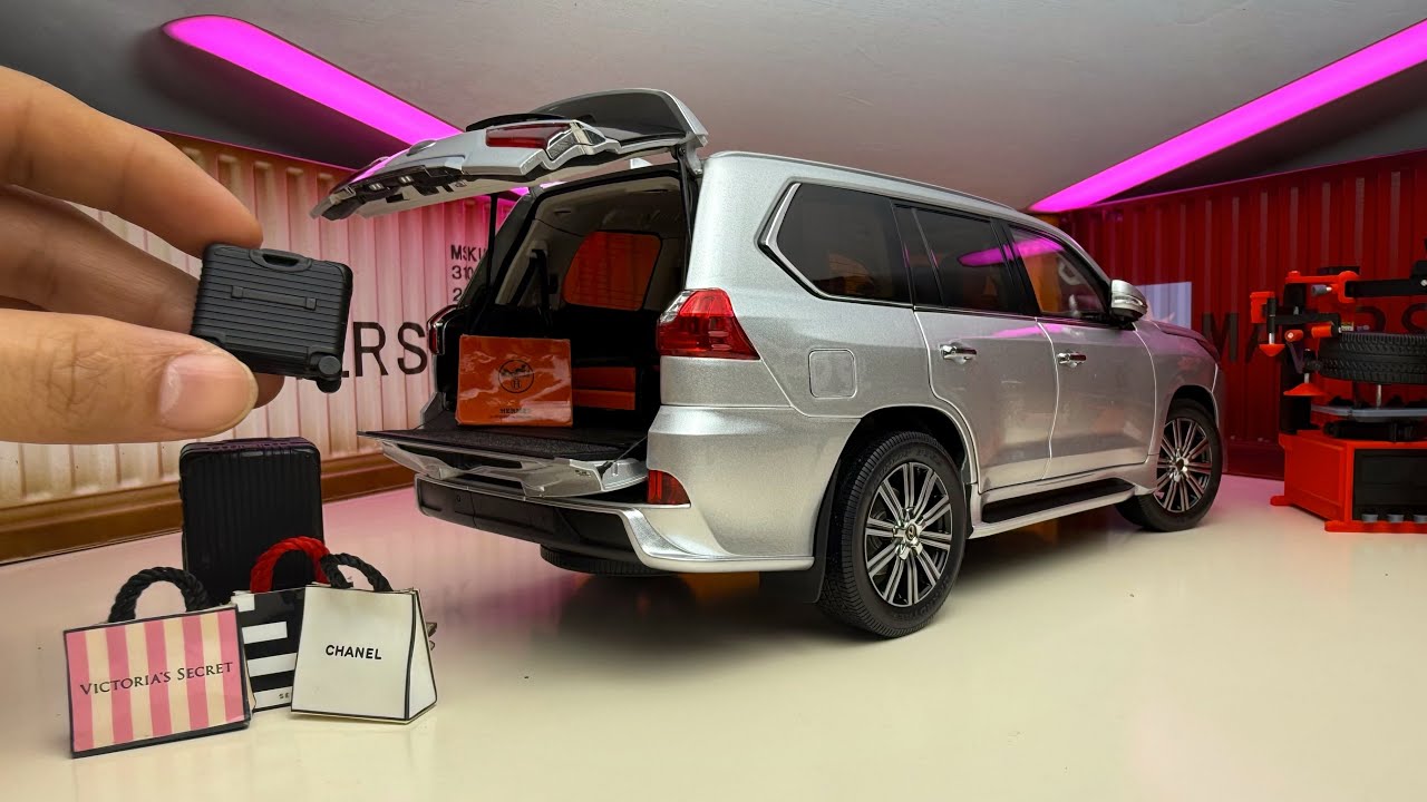 Realistic Lexus LX570 1/18 Diecast SUV Model by LCD - YouTube