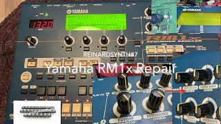 ReinardSynth #7 Yamaha RM1x display fix and new switches - YouTube